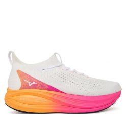 Buty do biegania Mizuno. Czerwone buty do biegania męskie Mizuno, bez wzorów, bez zapięcia, do biegania. Za 709.99 zł.