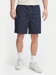 Solid Szorty materiałowe 21108168 Granatowy Regular Fit. Niebieskie szorty męskie !SOLID, bez wzorów, z bawełny. Za 369.99 zł.