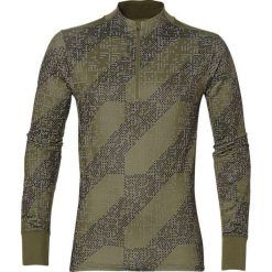 Asics Bluza Męska Lite - show LS 1/2 Zip Lite Stripe Martini Olive r. M. Bluzy bez kaptura męskie marki Asics. Za 176.00 zł.