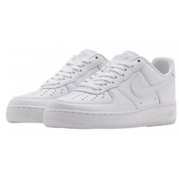 Trampki Męskie Air Force 1. Białe trampki męskie Nike, bez wzorów, bez zapięcia. Za 846.99 zł.