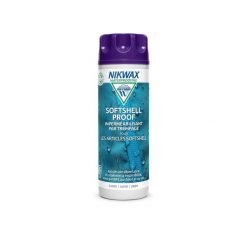 Impregnat do odzieży Nikwax Softshell Proof Wash-In 300 ml. Biała buty zimowe męskie Nikwax, bez wzorów, z softshellu, sportowe, bez obcasa, bez zapięcia. Za 46.00 zł.