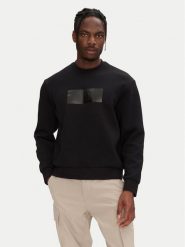 Armani Exchange Bluza XM000743 AF13047 UC001 Czarny Regular Fit. Czarne bluzy nierozpinane męskie Armani Exchange, m, bez wzorów, z bawełny, bez ramiączek, bez kaptura. Za 279.99 zł.