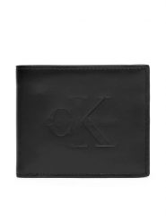 Calvin Klein Portfel Bold Billfold LV04D1155G Czarny. Czarne portfele męskie Calvin Klein, bez wzorów, ze skóry. Za 229.99 zł.