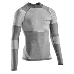 Koszulka sportowa na zimę z długim rękawem CEP męska. Szare t-shirty sportowe męskie CEP, m, bez wzorów, sportowe, bez ramiączek. Za 349.00 zł.