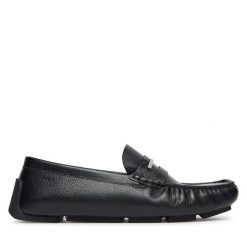 Mokasyny Calvin Klein. Czarne mokasyny męskie Calvin Klein, bez zapięcia. Za 489.99 zł.