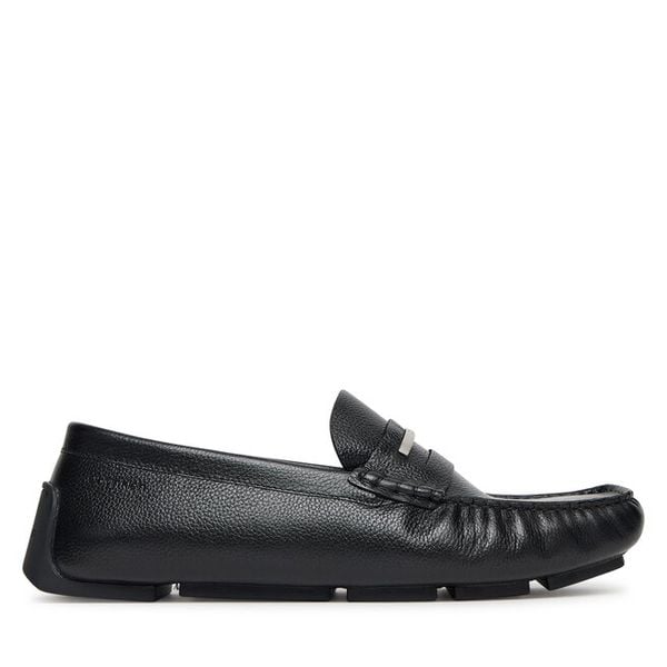 Mokasyny Calvin Klein. Czarne mokasyny męskie Calvin Klein, bez zapięcia. Za 439.99 zł.