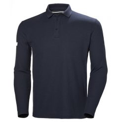 Koszulka Polo Męska Helly Hansen Crewline Ls. Czarne koszulki polo męskie Helly Hansen, m, bez wzorów, bez kołnierzyka, bez ramiączek. Za 339.00 zł.