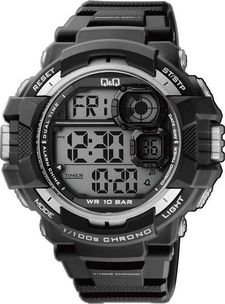 Zegarek Q&Q Męski M143-002 Metronom czarny. Czarne zegarki męskie Q&Q. Za 149.00 zł.