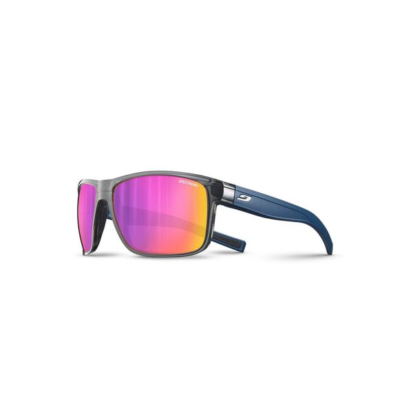 Okulary przeciwsłoneczne JULBO Renegade czarno niebieskie Spectron kat.3. Czarne okulary przeciwsłoneczne męskie JULBO, bez wzorów, sportowe. Za 500.00 zł.