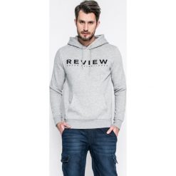 Review - Bluza. Szare bluzy nierozpinane męskie Review, z nadrukiem, z bawełny. Za 129.90 zł.