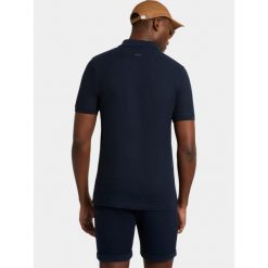 Koszulka polo męska Nautica Amalfi Slim Fit. Niebieskie koszulki polo męskie Nautica, m, bez wzorów, sportowe, bez kołnierzyka, bez ramiączek. Za 339.00 zł.