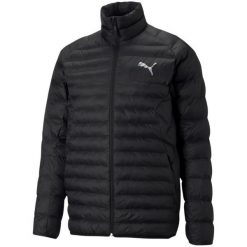 Męska Kurtka PackLITE PrimaLoft Padded Jacket. Czarne kurtki męskie Puma, m, bez wzorów, z puchu, sportowe, bez ramiączek, bez kaptura. Za 564.99 zł.