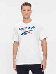Reebok T-Shirt IM1619 Biały. Białe t-shirty sportowe męskie Reebok, l, bez wzorów, z bawełny, sportowe, bez ramiączek. Za 79.99 zł.