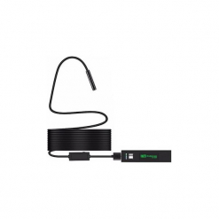 Endoskop kamera inspekcyjna Wi-Fi/USB 5m 8mm. Czarne kamery cyfrowe eNexus. Za 126.70 zł.