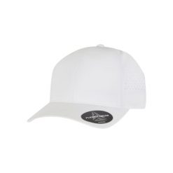 Czapka typu snapback Flexfit Delta. Białe czapki męskie FLEXFIT, bez wzorów. Za 171.00 zł.