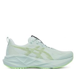 Buty do biegania Asics. Zielone buty do biegania męskie Asics, bez wzorów, bez zapięcia, do biegania. Za 679.99 zł.
