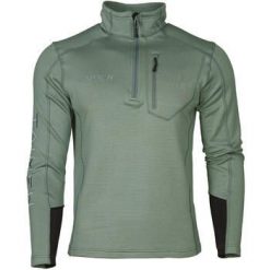 Bluza Taimen Uilgan Grid - Szarozielona. Szare bluzy nierozpinane męskie TAIMEN, bez wzorów, sportowe, bez ramiączek, bez kaptura. Za 299.00 zł.