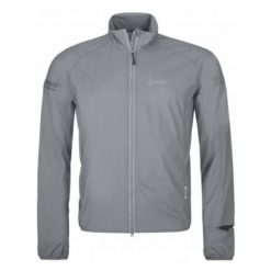 Męska kurtka do biegania Kilpi TIRANO-M. Szare kurtki męskie Kilpi, m, bez wzorów, z nylonu, sportowe, bez ramiączek, bez kaptura. Za 179.35 zł.