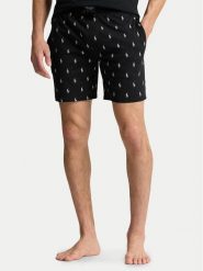 Polo Ralph Lauren Szorty piżamowe 714965505003 Czarny Slim Fit. Czarne szorty męskie Polo Ralph Lauren, bez wzorów, z bawełny. Za 319.99 zł.