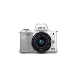 Aparat CANON EOS M50 Biały + EF-M 15-45mm S. Bezlusterkowce Canon. Za 2,895.00 zł.