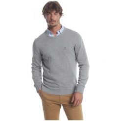 Polo Club C.H..A Sweter Męski L Szary. Szare swetry męskie Polo Club C.H..A, z okrągłym kołnierzem. W wyprzedaży za 239.00 zł.