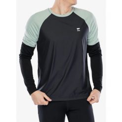 Bluza rowerowa męska Mons Royale Tarn Merino Shift Wind Jersey. Czarne bluzy nierozpinane męskie Mons Royale, m, bez wzorów, z jersey, bez ramiączek, bez kaptura. Za 329.99 zł.