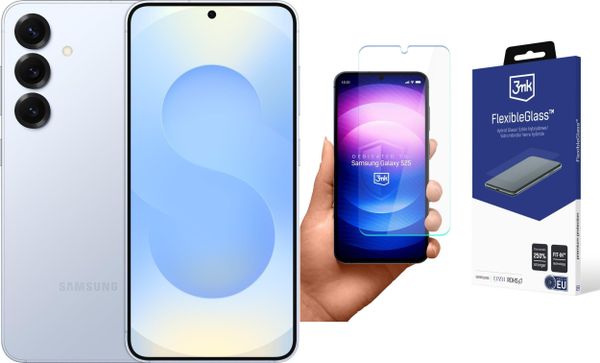 Smartfon Samsung Galaxy S25 12/512GB Niebieski (SM-S931BLB) + FlexibleGlass. Niebieskie smartfony SAMSUNG. Za 3,651.00 zł.
