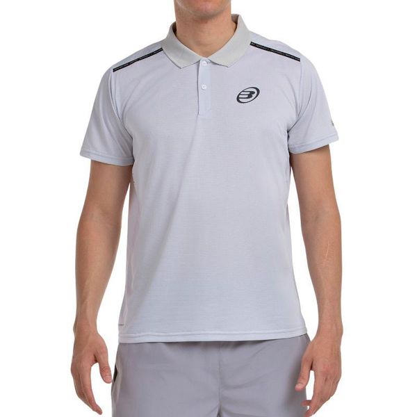 Bullpadel Mirac Polo Shirt. Szare koszulki polo męskie bullpadel, bez wzorów, sportowe, bez kołnierzyka, bez ramiączek. W wyprzedaży za 169.20 zł.