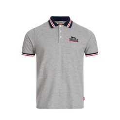 Polo Lonsdale Occumster. Szare koszulki polo męskie Lonsdale, m, bez wzorów, sportowe, bez kołnierzyka, bez ramiączek. Za 210.00 zł.