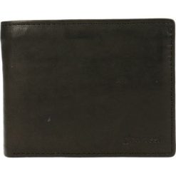 Portfel męski. Czarne portfele męskie Gino Rossi, bez wzorów, ze skóry. Za 249.90 zł.