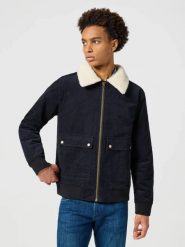 MĘSKA KURTKA PRZEJŚCIOWA WRANGLER CORDUROY AVIATOR BLACK 112357270. Czarne kurtki męskie Wrangler, m, bez wzorów, z bawełny, klasyczne, bez ramiączek, bez kaptura. W wyprzedaży za 229.99 zł.