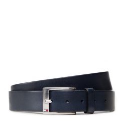 Pasek Męski Tommy Hilfiger. Niebieskie paski męskie Tommy Hilfiger, bez wzorów. Za 139.99 zł.
