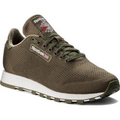 Buty Reebok - Cl Leather Ultk CM9878 Army Green/White. Zielone buty sportowe na co dzień męskie Reebok, z materiału, eleganckie. W wyprzedaży za 299.00 zł.