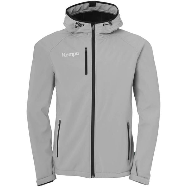 Kurtka softshell Kempa. Czarne kurtki męskie Kempa, m, bez wzorów, z softshellu, bez kaptura. W wyprzedaży za 473.20 zł.
