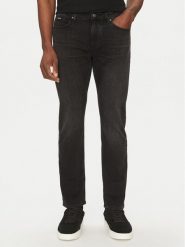 BOSS Jeansy H-Delaware 50532605 Czarny Slim Fit. Czarne jeansy męskie Boss, bez wzorów, z bawełny. Za 419.99 zł.