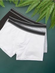 Bokserki 3 pack - wielobarwny. Bokserki męskie Sinsay, l, bez wzorów, z materiału. Za 35.99 zł.