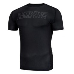 Koszulka Techniczna Sportowa Męska EXTREME HOBBY TRACE. Czarne t-shirty sportowe męskie EXTREME HOBBY, m, bez wzorów, z elastanu, sportowe, bez ramiączek. Za 149.00 zł.