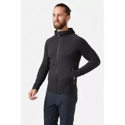 Bluza z kapturem męska Rab Nexus Hoody. Czarne bluzy z kapturem męskie RAB, m, bez wzorów, z kapturem. Za 339.99 zł.