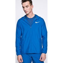 Nike - Kurtka. Niebieskie kurtki męskie Nike, m, bez wzorów, z poliesteru, bez ramiączek, bez kaptura. W wyprzedaży za 159.90 zł.