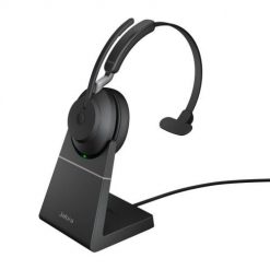 Słuchawki nauszne bezprzewodowe Jabra Evolve2 65 UC Mono Link380c, black. Czarne słuchawki bluetooth Jabra. Za 608.99 zł.