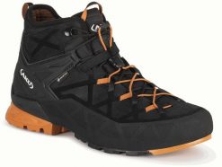 M'S ROCK DFS MID GTX, black/ orange, 41. Czarne buty trekkingowe męskie Aku, bez wzorów, bez zapięcia. Za 687.87 zł.