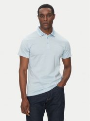 KARL LAGERFELD Polo 745001 552200 Niebieski Slim Fit. Niebieskie koszulki polo męskie KARL LAGERFELD, m, bez wzorów, z bawełny, bez kołnierzyka, bez ramiączek. Za 349.99 zł.