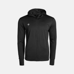 Męska lekka, elastyczna i oddychająca kurtka do biegania i trekkingu COLFAX M. Czarne kurtki męskie IZAS, m, bez wzorów, z nylonu, sportowe, bez ramiączek, bez kaptura. Za 252.13 zł.