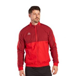 Kurtka prezentacyjna Erima Six Wings. Czerwone kurtki męskie Erima, l, bez wzorów, sportowe, bez ramiączek, bez kaptura. W wyprzedaży za 242.00 zł.