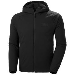 Izolacyjna kurtka z kapturem rozciągliwa Helly Hansen Odin 2.0 Lightweight. Czarne kurtki męskie Helly Hansen, m, bez wzorów, casualowe, bez ramiączek, z kapturem. Za 789.99 zł.