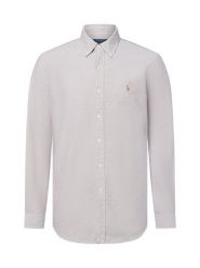 Polo Ralph Lauren Męska koszula casual Mężczyźni Modern Fit Bawełna beżowy jednolity, XXL. Brązowe koszule męskie Polo Ralph Lauren, m, bez wzorów, z bawełny, bez kołnierzyka, bez ramiączek. Za 619.95 zł.