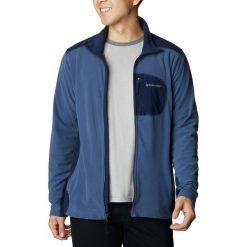 Bluza trekkingowa męska Columbia Klamath Range Full Zip. Niebieskie bluzy nierozpinane męskie Columbia, m, bez wzorów, sportowe, bez ramiączek, bez kaptura. Za 159.99 zł.
