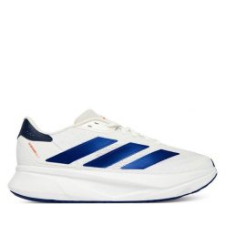 Buty do biegania adidas. Białe buty do biegania męskie ADIDAS, bez wzorów, bez zapięcia, do biegania. Za 239.99 zł.
