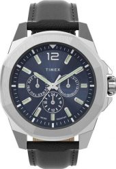 Zegarek Timex Zegarek Timex Essex TW2V43200 męski srebrny. Szare zegarki męskie Timex, srebrne. Za 406.00 zł.