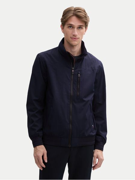 Tom Tailor Kurtka bomber 1044097 Granatowy Regular Fit. Niebieskie kurtki męskie Tom Tailor, m, bez wzorów, z syntetyku, bez ramiączek, bez kaptura. Za 199.99 zł.
